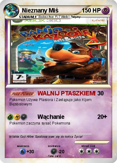 Pokemon Nieznany Miś