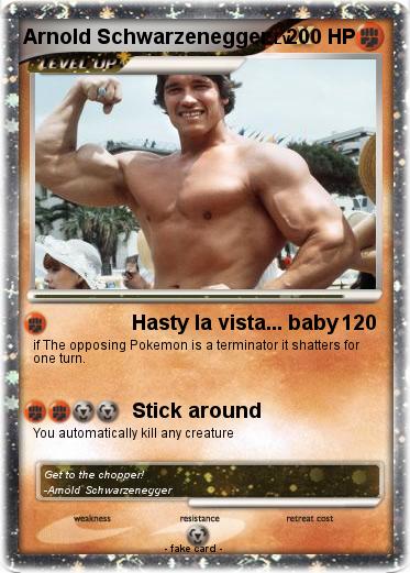 Pokemon Arnold Schwarzenegger