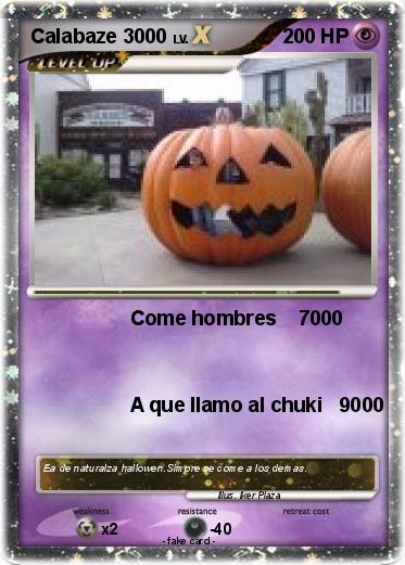 Pokemon Calabaze 3000