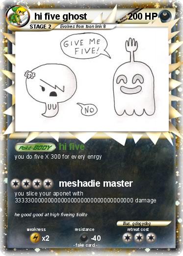 Pokemon hi five ghost