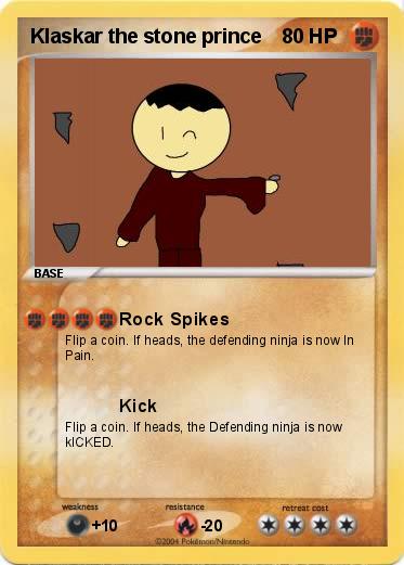 Pokemon Klaskar the stone prince