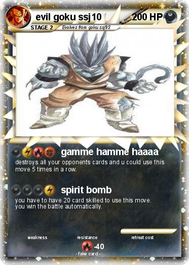 Pokemon evil goku ssj10