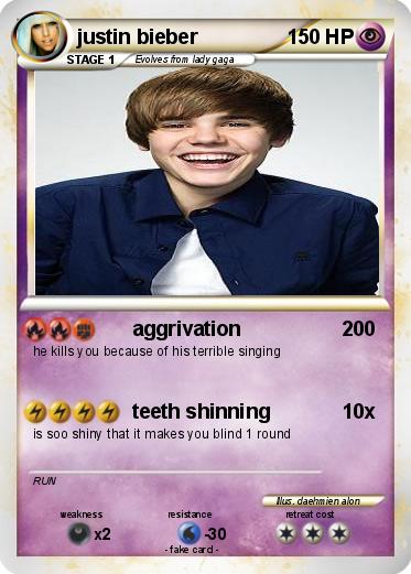 Pokemon justin bieber