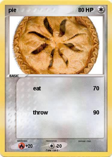 Pokemon pie
