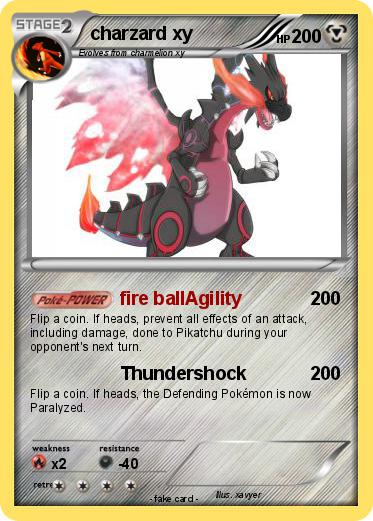 Pokemon charzard xy