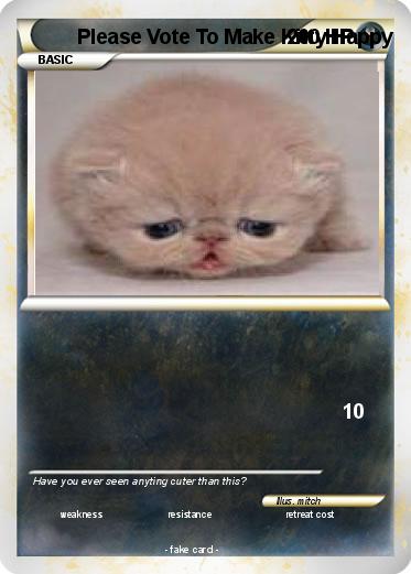 Pokemon Please Vote To Make Kitty Happy
