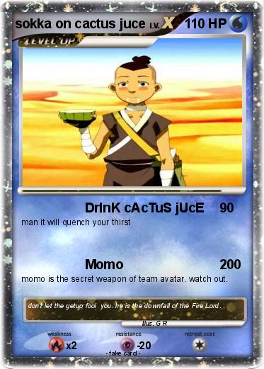 Pokemon sokka on cactus juce