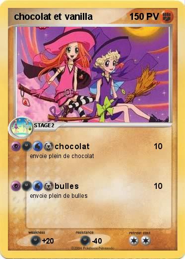Pokemon chocolat et vanilla