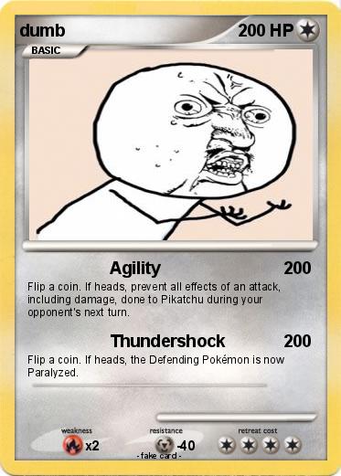 Pokemon dumb