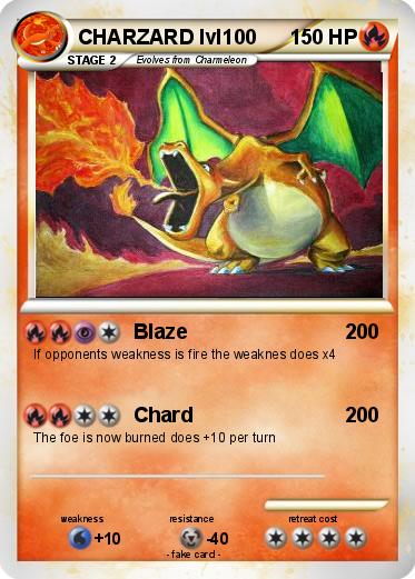 Pokemon CHARZARD lvl100