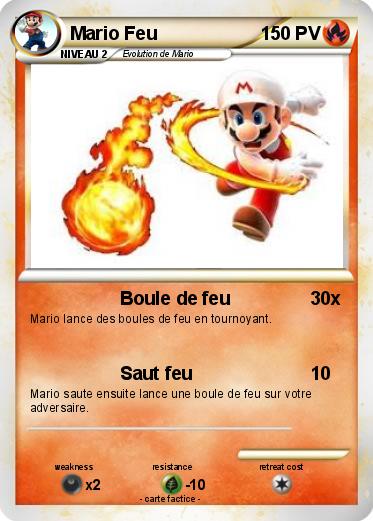 Pokemon Mario Feu