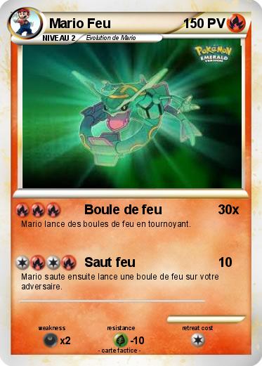 Pokemon Mario Feu