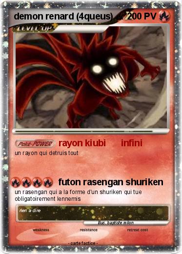 Pokemon demon renard (4queus)