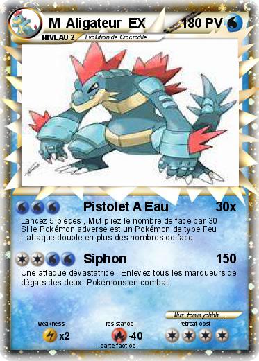 Pokemon M  Aligateur  EX