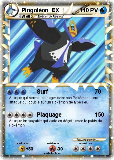 Pokemon Pingoléon  EX