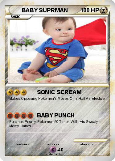 Pokemon BABY SUPRMAN