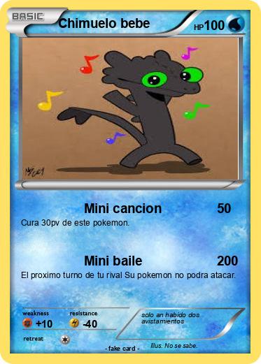 Pokemon Chimuelo bebe