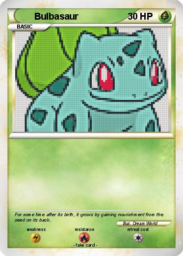 Pokemon Bulbasaur