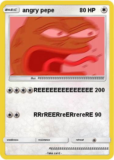 Pokemon angry pepe