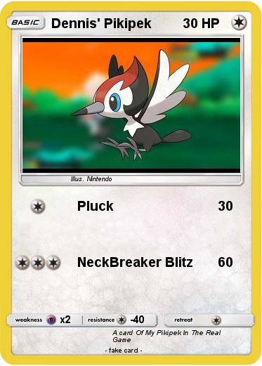 Pokemon Dennis' Pikipek
