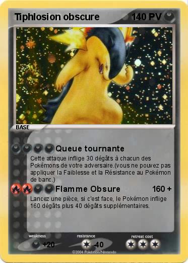 Pokemon Tiphlosion obscure      