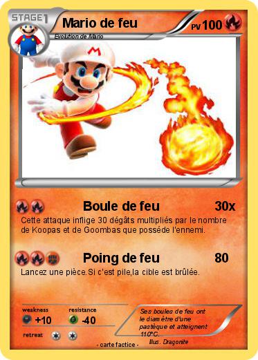 Pokemon Mario de feu