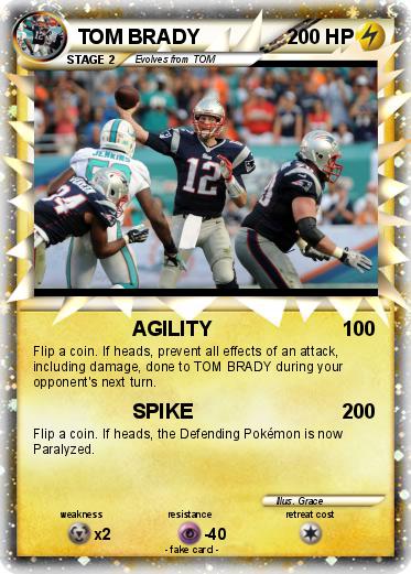 Pokemon TOM BRADY