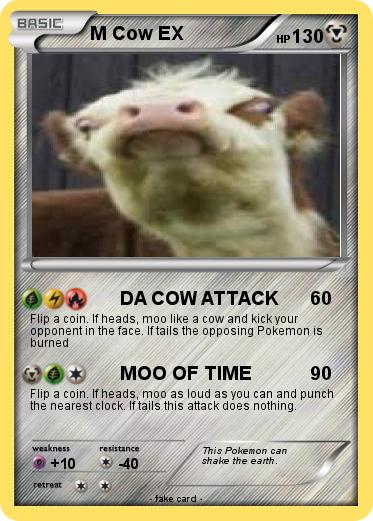 Pokemon M Cow EX