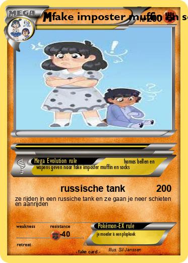 Pokemon fake imposter muffin en socks 5