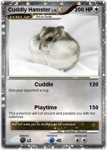 Pokemon Cuddly Hamster