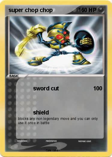 Pokemon super chop chop