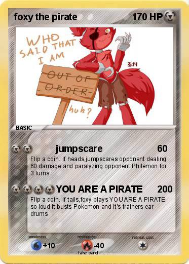 Pokemon foxy the pirate