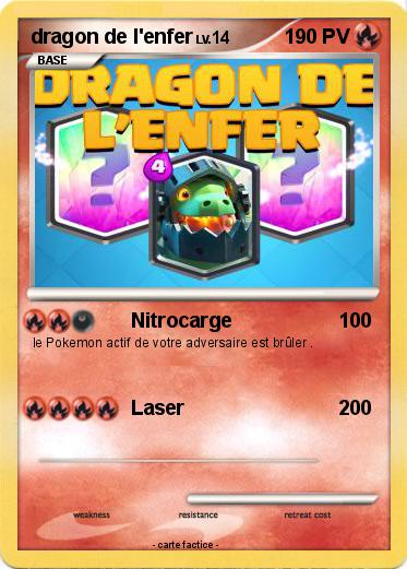 Pokemon dragon de l'enfer