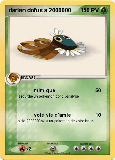 Pokemon darian dofus a 2000000