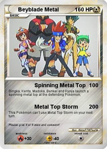 Pokemon Beyblade Metal