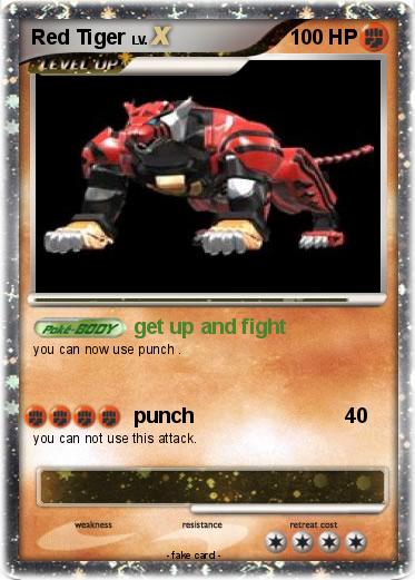 Pokemon Red Tiger