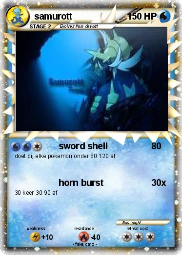 Pokemon samurott