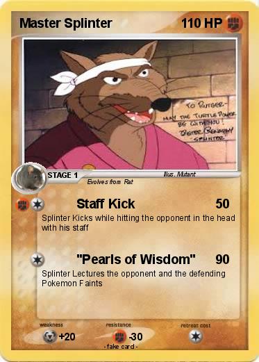 Pokemon Master Splinter
