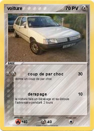 Pokemon voiture