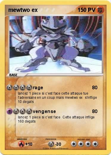 Pokemon mewtwo ex 