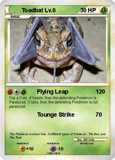 Pokemon Toadbat Lv.6