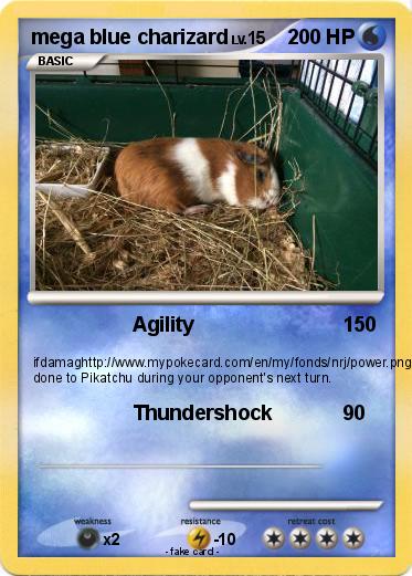 Pokemon mega blue charizard
