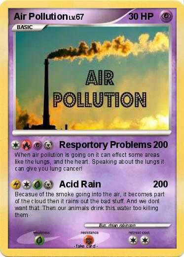 Pokemon Air Pollution