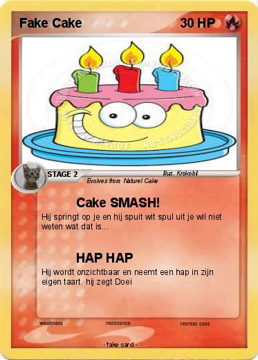 Pokemon Fake Cake