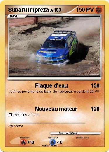 Pokemon Subaru Impreza