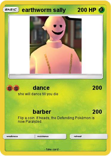 Pokemon earthworm sally