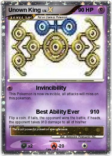 Pokemon Unown King