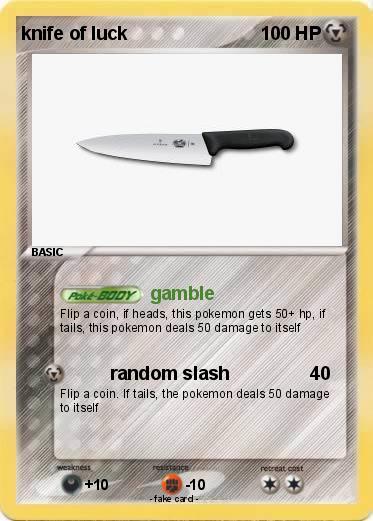 Pokemon knife of luck