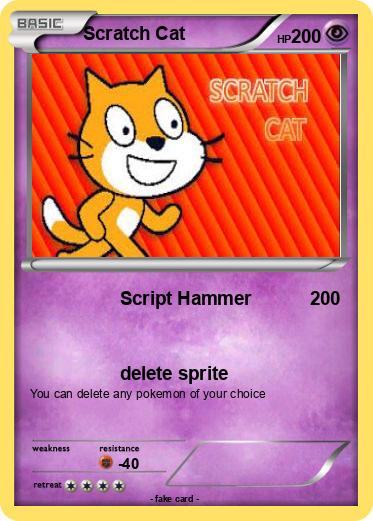 Pokemon Scratch Cat