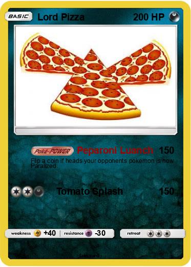 Pokemon Lord Pizza